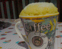 Bolo de caneca de coco