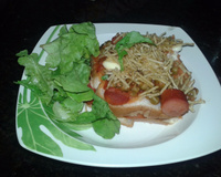 Cachorro quente de forno