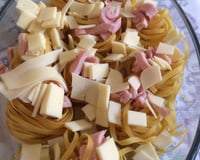 Macarrão ninho ao forno