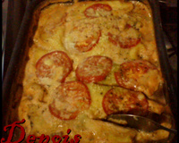 Lasanha de massa de pastel