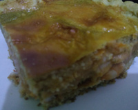 Empadão cremoso de camarão