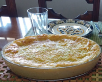 Torta de forno de aipim com carne