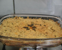 Escondidinho de atum e arroz integral