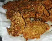 Filé de peito de frango à milanesa