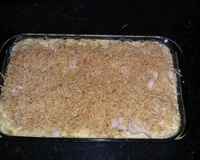 Lasanha de frango com creme de milho