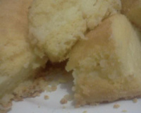 Bolo de fubá com 3 camadas