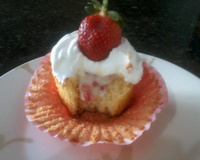 Cupcake de baunilha