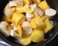 Carne seca com mandioca