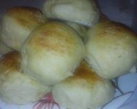 Pão de batata para o lanche das amigas