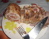 Lombo de porco recheado