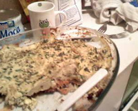 Filé de frango com couve flor ao forno