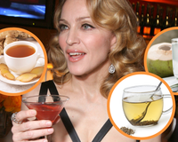 As 3 bebidas de Madonna: quais os benefícios de beber água de coco, chá de gengibre e chá de erva-doce todos os dias?