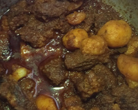 Peito de boi feito na panela de pressão