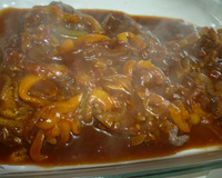 Bife ao molho barbecue