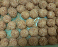 Brigadeiro de chocolate branco com coco queimado