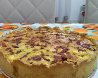 Quiche de espinafre e mussarela