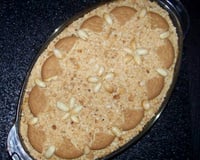 Pavê de doce de leite com amendoim