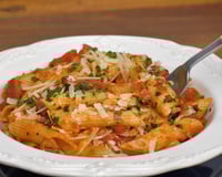 Penne ao molho de calabresa