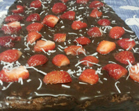 Bolo de chocolate de liqüidificador