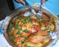 Frango recheado delícia