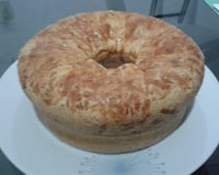 Bolo de goma com queijo delicioso