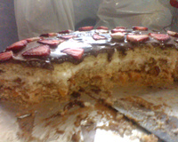 Bolo com dois recheios