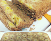 Bolo integral diet de banana