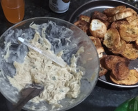 Patê frango com abacaxi