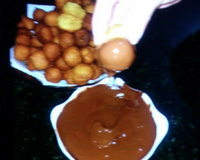 Bolinho de chuva de cenoura com chocolate