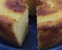 Pudim de fubá cremoso