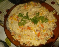 Peito de frango ao molho branco