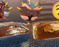 Brownie caseiro individual pra já fazer a receita na quantidade certa: fácil e delicioso