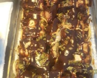 Costela de porco com molho Barbecue