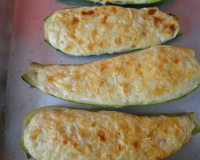 Abobrinhas recheadas