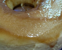 Pudim de pão no microondas