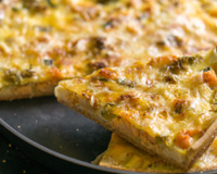 Quiche de bacalhau do TudoGostoso que faço todo dezembro: essa receita é fenomenal, uso a base para todo tipo de recheio
