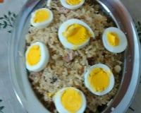 Arroz carreteiro com sobras de churrasco