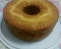 Bolo de fubá com iogurte