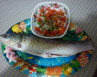Peixe recheado