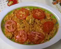 Miojo com frango e Bacon