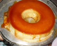 Pudim de pão tradicional do Tico