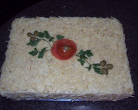 Torta de pão e frango