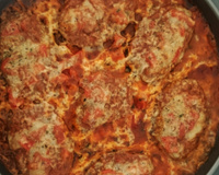 Hambúrguer à parmegiana