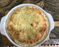 Suflê de chuchu delicioso