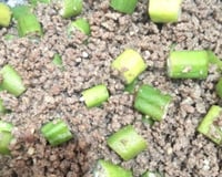 Carne moída com quiabo