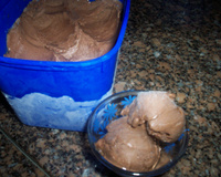 Sorvete de chocolate