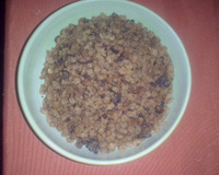 Farofa de soja com bacon