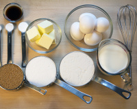 Tabela de equivalência culinária para líquidos, açúcar e farinha de trigo