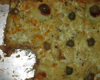 Torta -Pizza rápida de sardinha