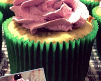 Blueberry cake cupcake de baunilha com mirtilo